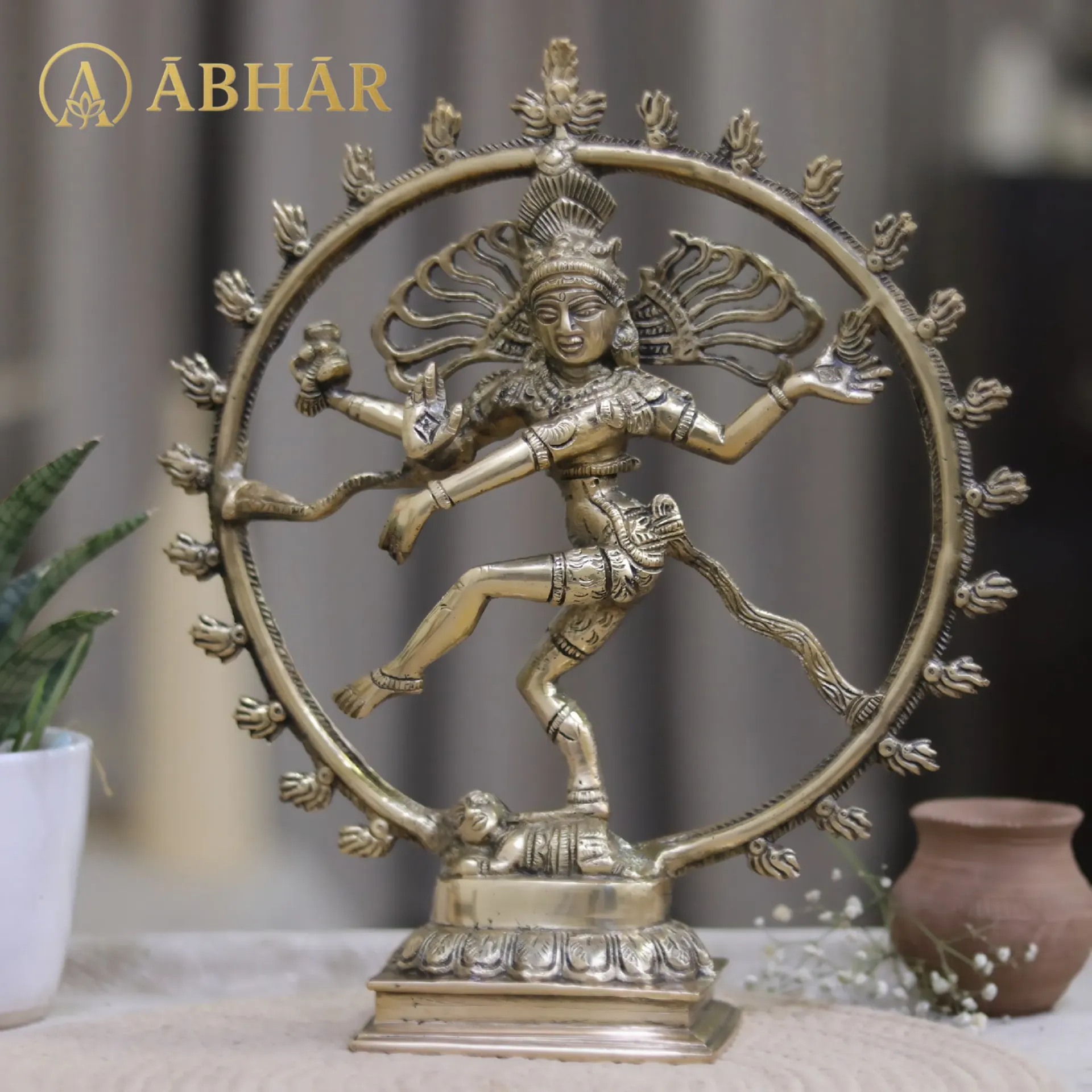 Brass Natraj | 12"