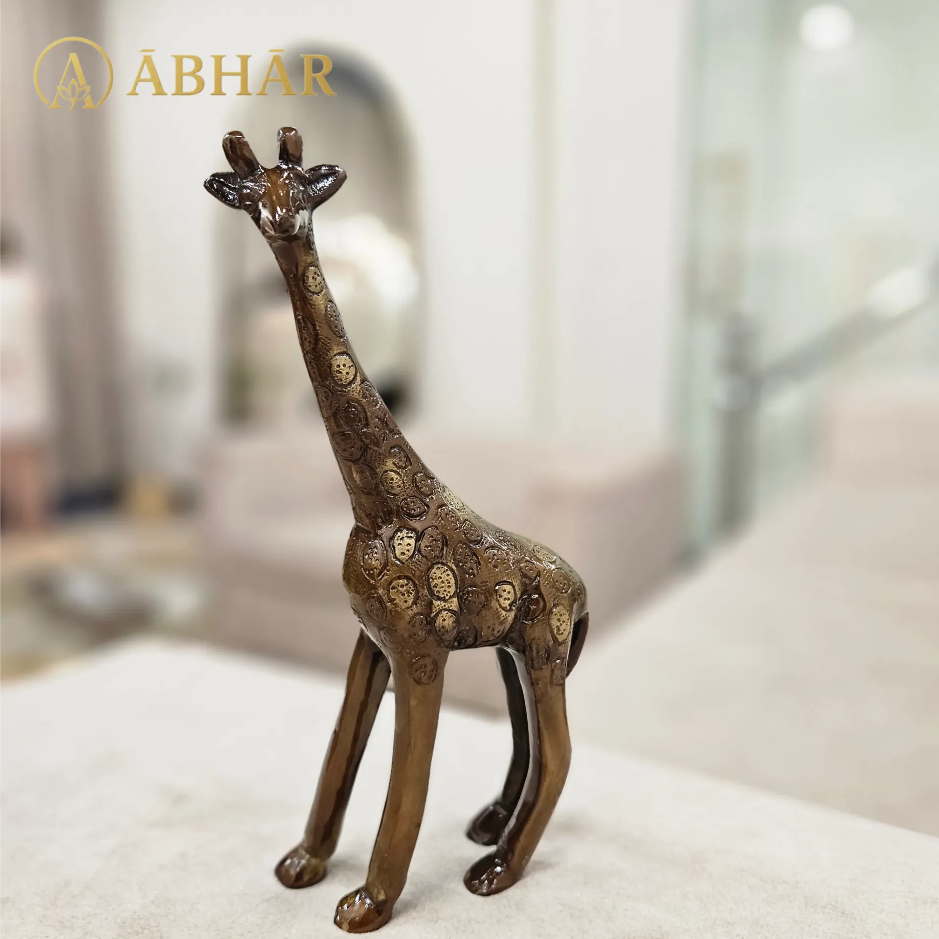 [B020] Brass Giraffe – Grace in Perspective | 7.5''