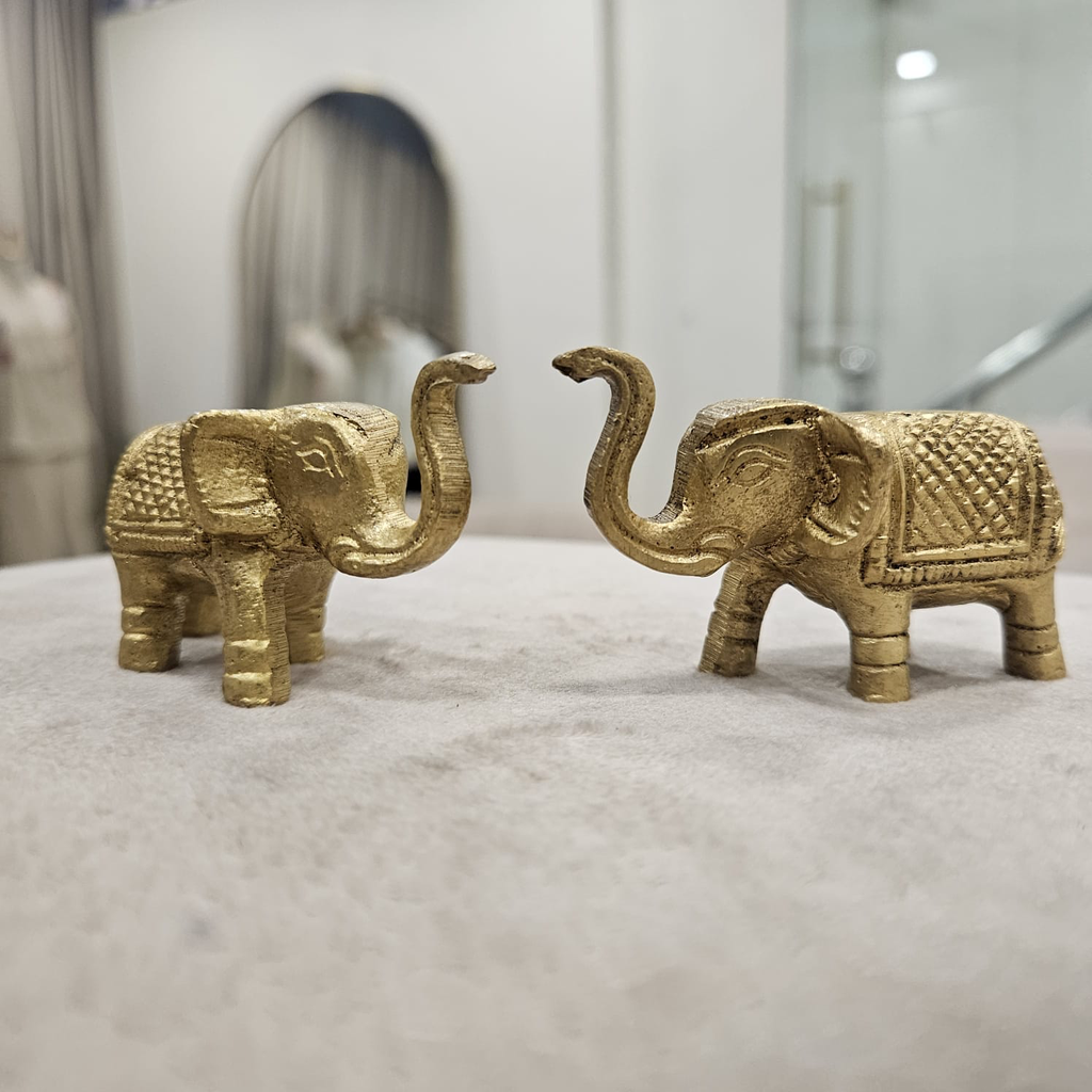 [B001] Brass Elephant (1.5)" – Symbols of Strength & Protection