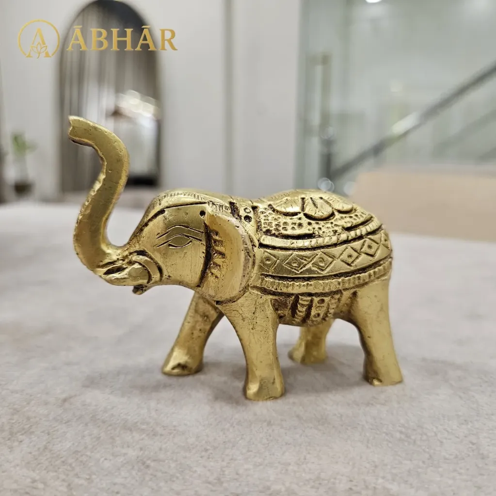 [B001] Brass Elephant (1.5)" – Symbols of Strength & Protection