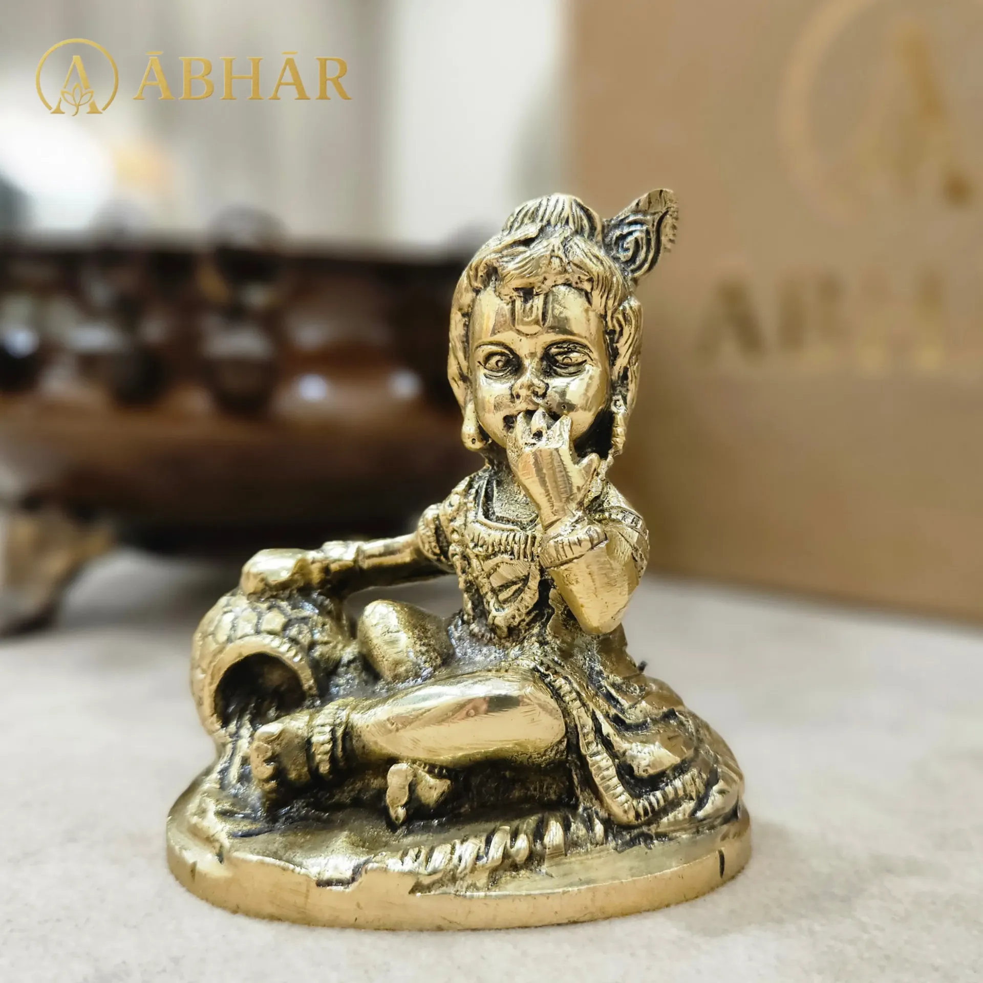 [B028] Brass Baal Krishna – Joy of Innocence & Divine Play