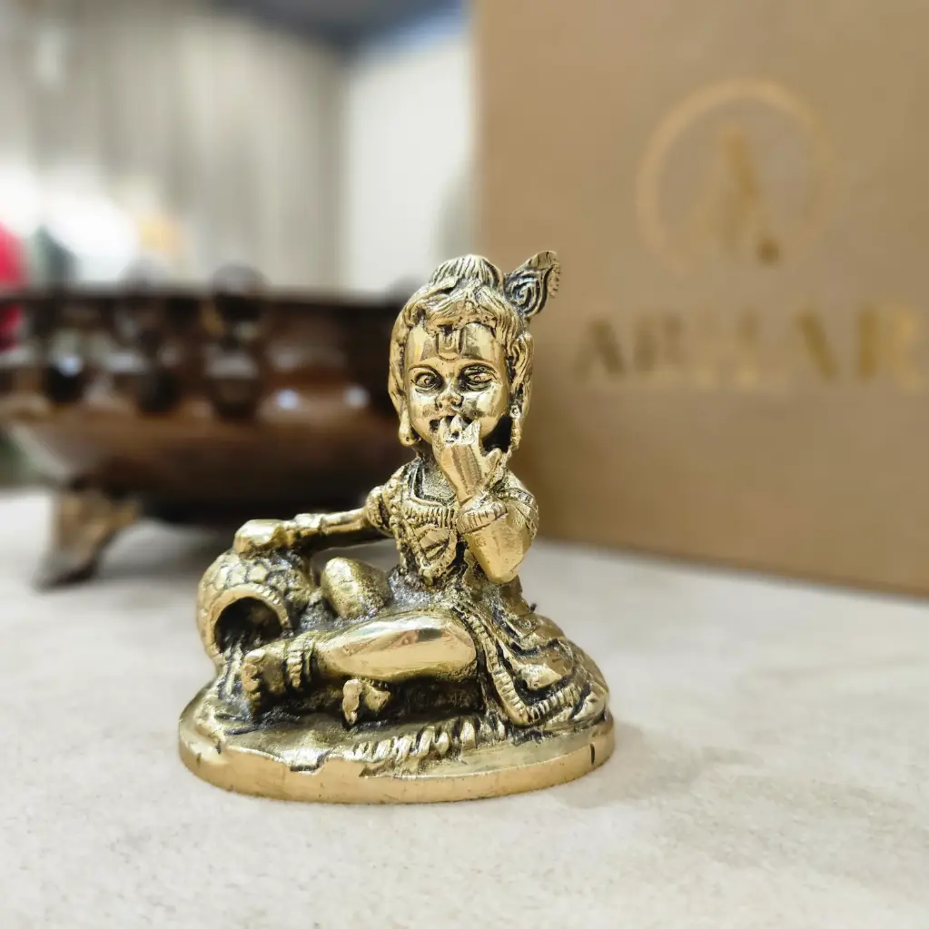 Brass Baal Krishna – Joy of Innocence & Divine Play