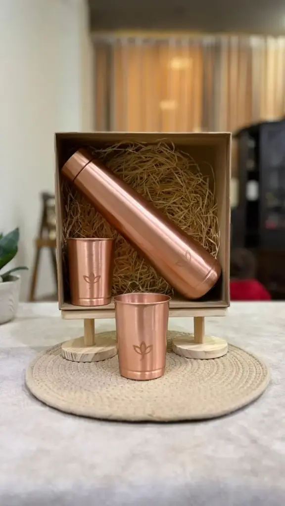 Copper Bottle Set
