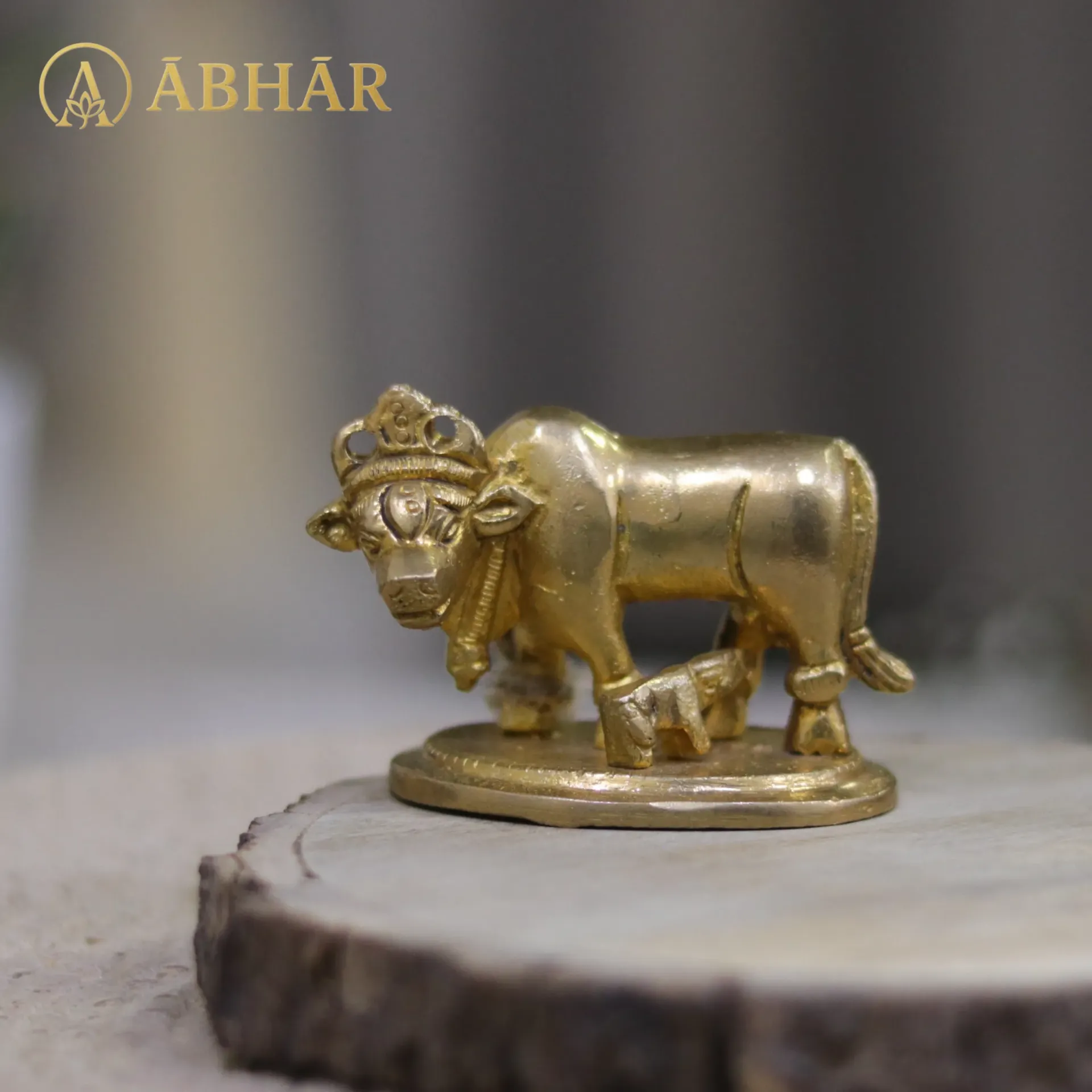 [B033] Brass Cow calf | 1.5"