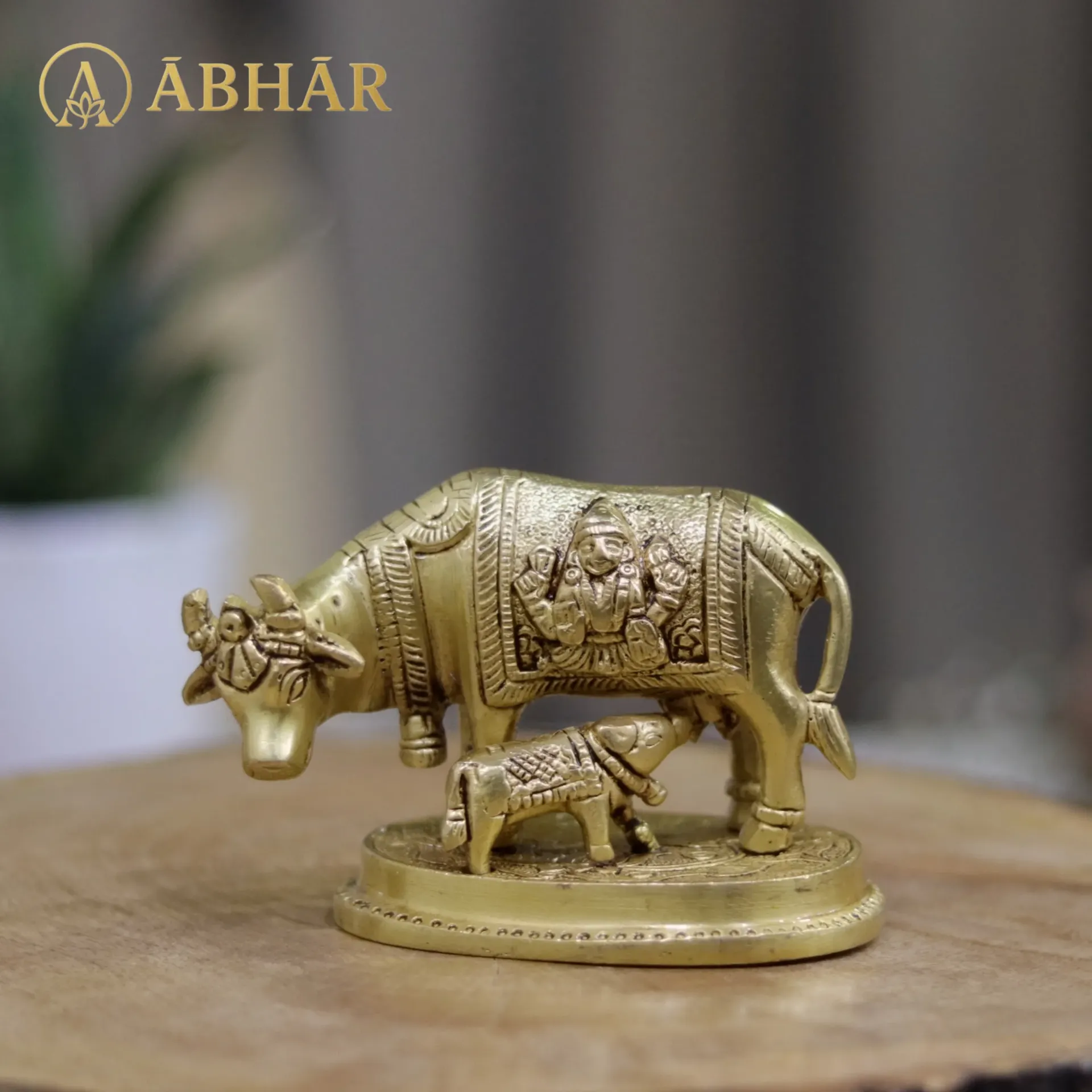 [B034] Brass Cow calf | 3"