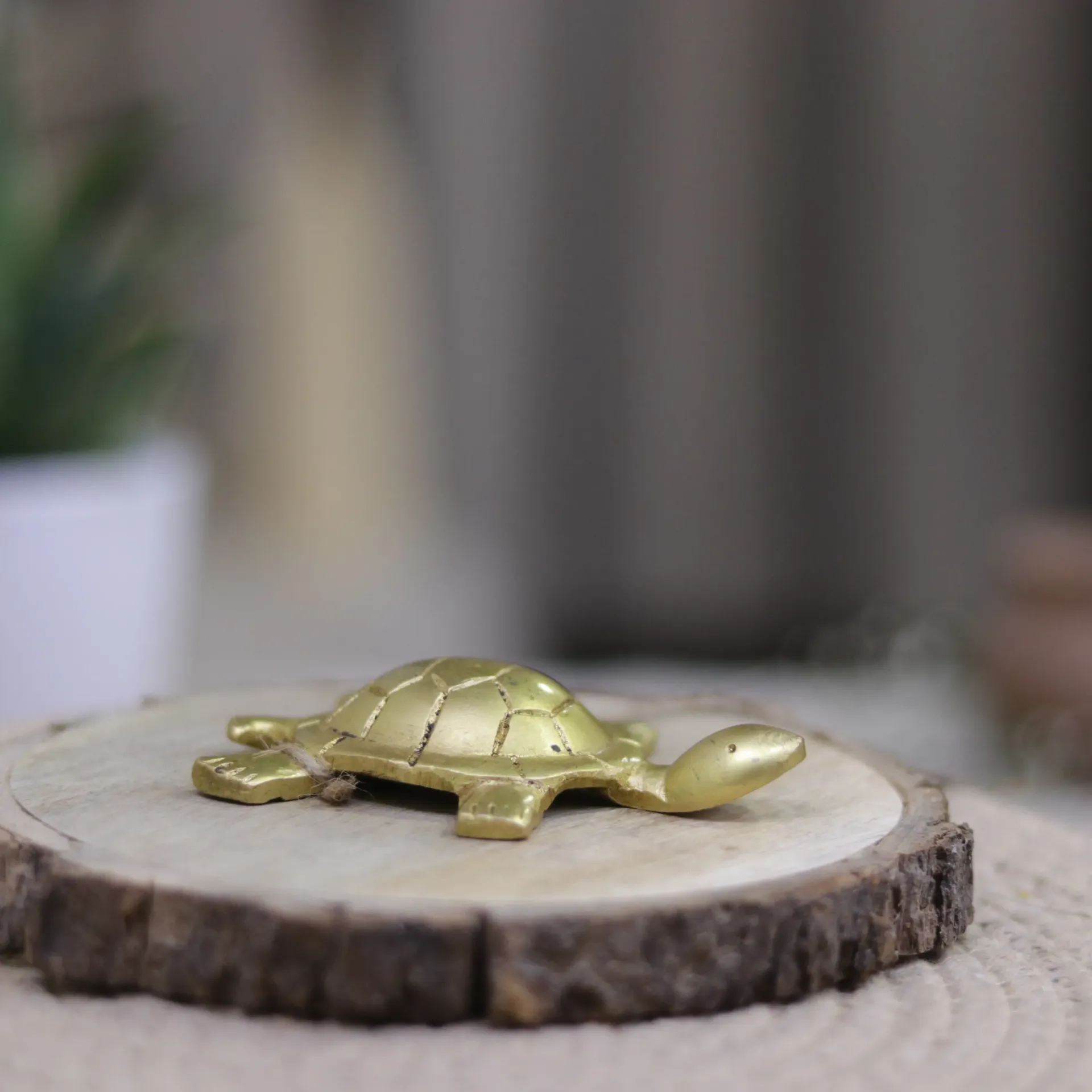 Brass Tortoise – Symbol of Stability & Longevity | 3"