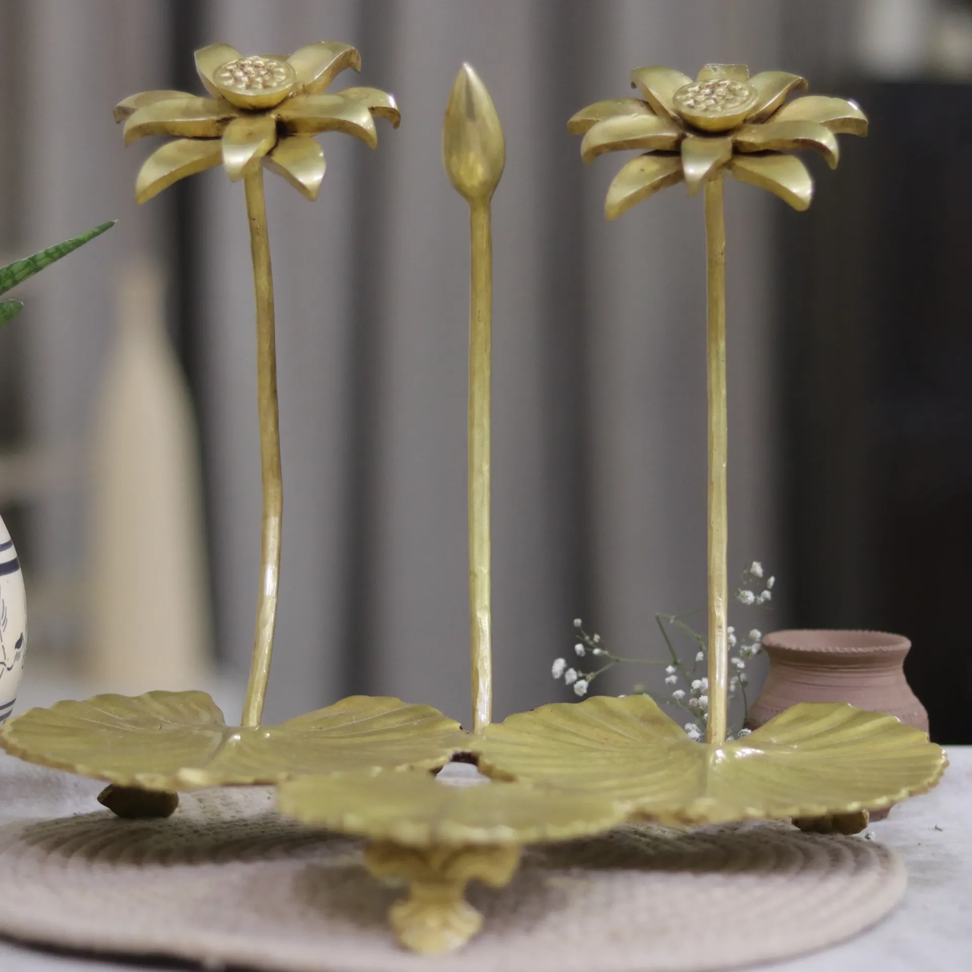 Brass Leaf Article | Double